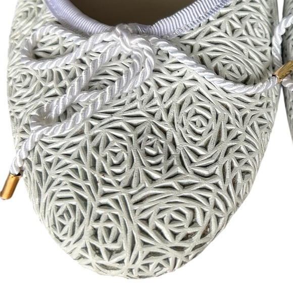 Paul Mayer Attitudes NEW Bingo White Napa Leather Comfort Flats Size 8.5 - Picture 3 of 11